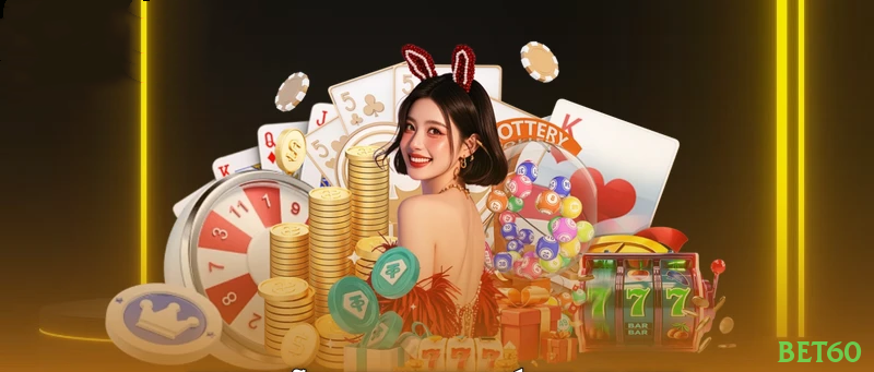 Imagem promocional da experiência de game da bet60